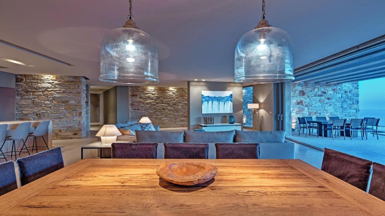 מילופוטאס Private 4 Bedroom Luxury Peaceful Mylo Villa W 2 Pools Close To Mylpotas Beach מראה חיצוני תמונה